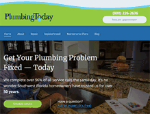 Tablet Screenshot of plumbingtoday.biz